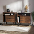 Tables de chevet modernes, lot de 2