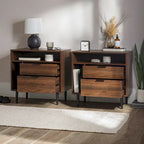 Tables de chevet modernes, lot de 2