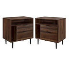 Tables de chevet modernes, lot de 2