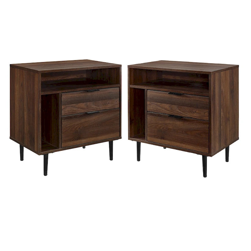 Tables de chevet modernes, lot de 2
