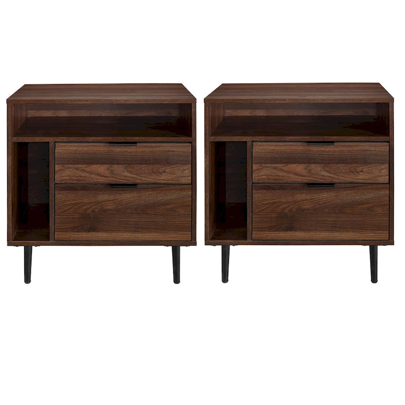Tables de chevet modernes, lot de 2