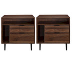 Tables de chevet modernes, lot de 2