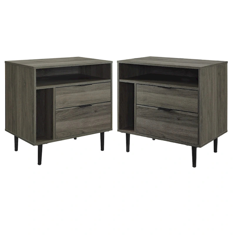 Tables de chevet modernes, lot de 2