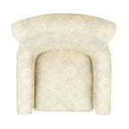Fauteuil club gris à motif de jardin