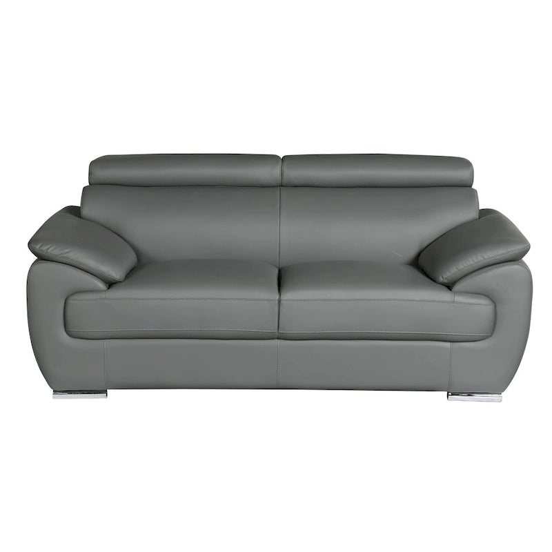 Causeuse en cuir