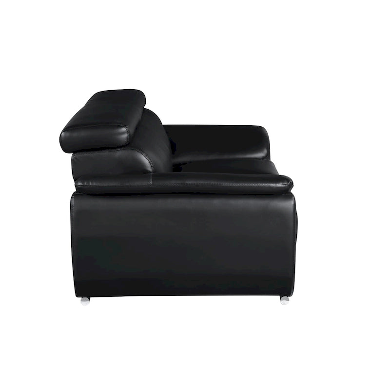 Causeuse en cuir