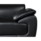 Causeuse en cuir