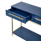 Console en bois avec 2 tiroirs pour entrée