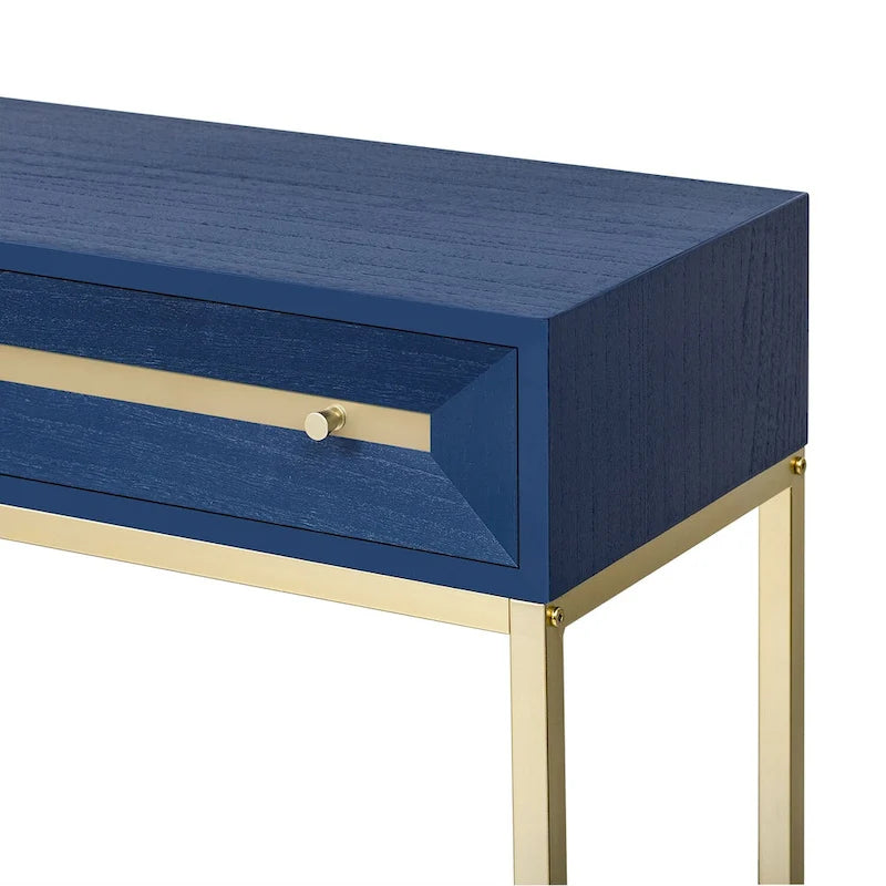 Console en bois avec 2 tiroirs pour entrée