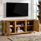 Meuble TV de 58 pouces avec porte coulissante type « porte de grange »