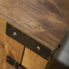 Meuble TV de 58 pouces avec porte coulissante type « porte de grange »