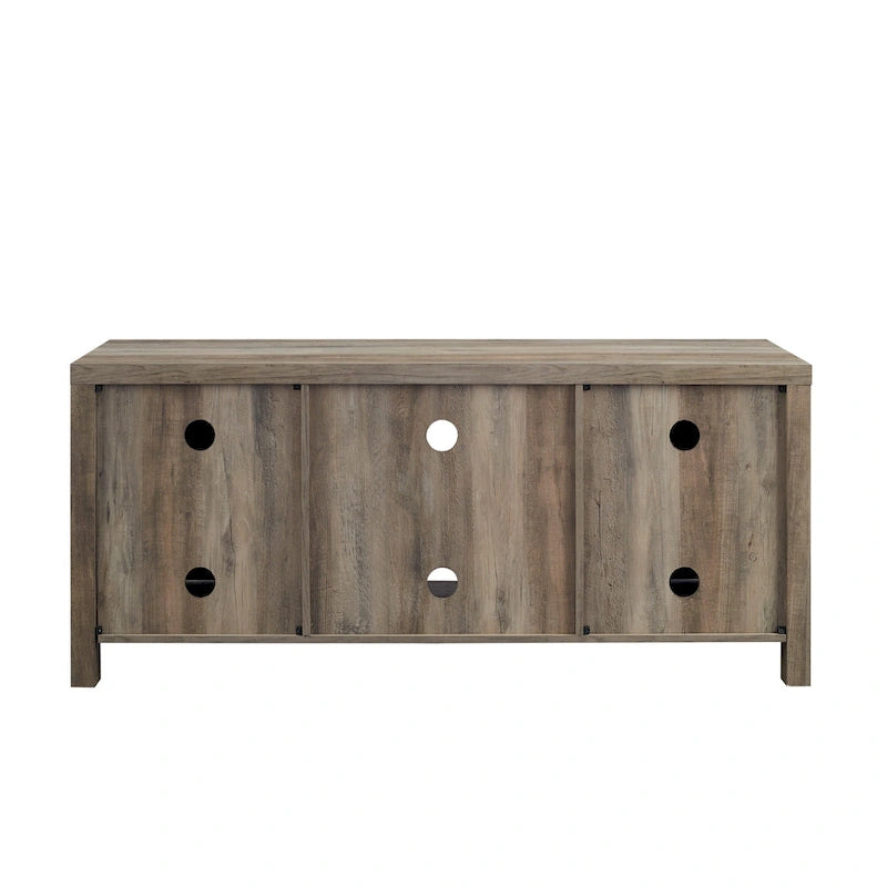 Meuble TV de 58 pouces avec porte coulissante type « porte de grange »