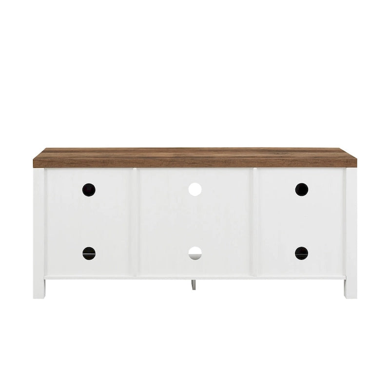 Meuble TV de 58 pouces avec porte coulissante type « porte de grange »