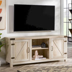 Meuble TV de 58 pouces avec porte coulissante type « porte de grange »
