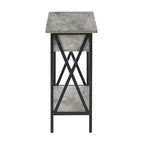 Table d'appoint relevable avec station de charge et étagère
