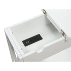 Table d'appoint relevable avec station de charge et étagère