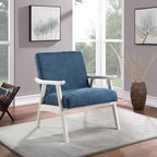 Fauteuil rembourré en tissu de style Mid-Century