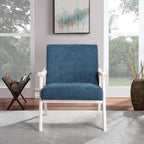 Fauteuil rembourré en tissu de style Mid-Century