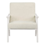Fauteuil rembourré en tissu de style Mid-Century