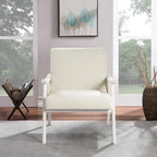 Fauteuil rembourré en tissu de style Mid-Century