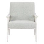 Fauteuil rembourré en tissu de style Mid-Century