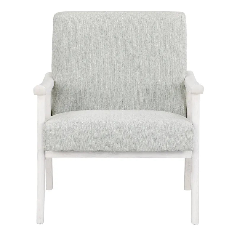 Fauteuil rembourré en tissu de style Mid-Century