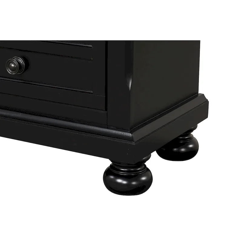 Commode 5 tiroirs merisier