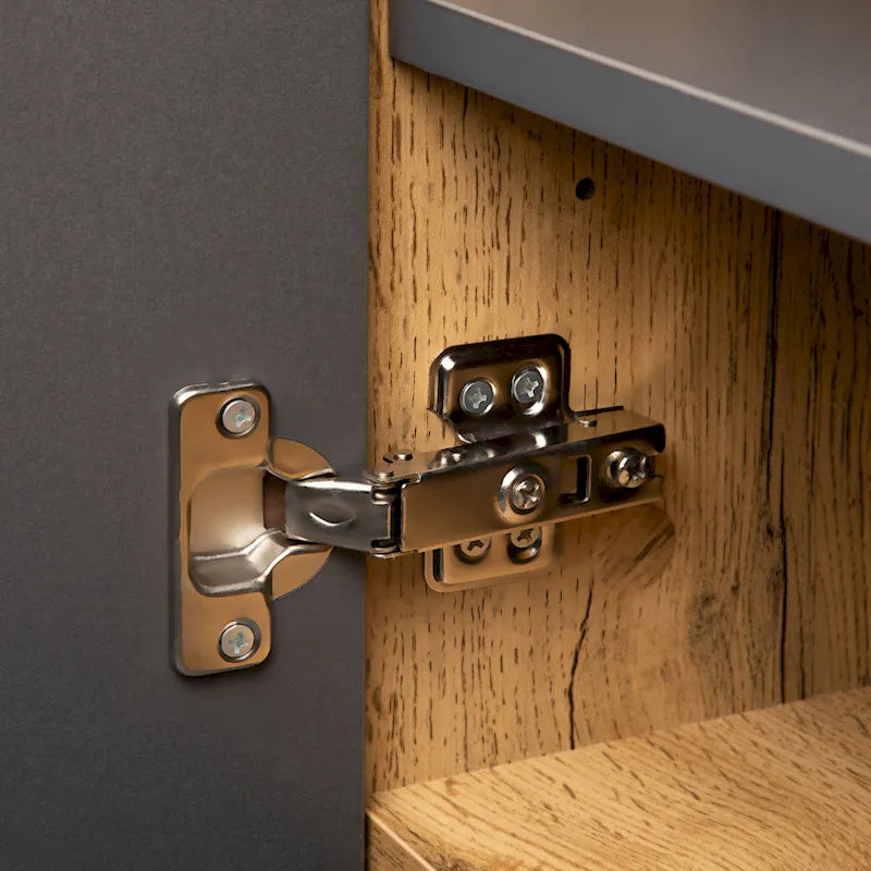 Meuble TV pour téléviseur de 80 pouces avec double espace de rangement