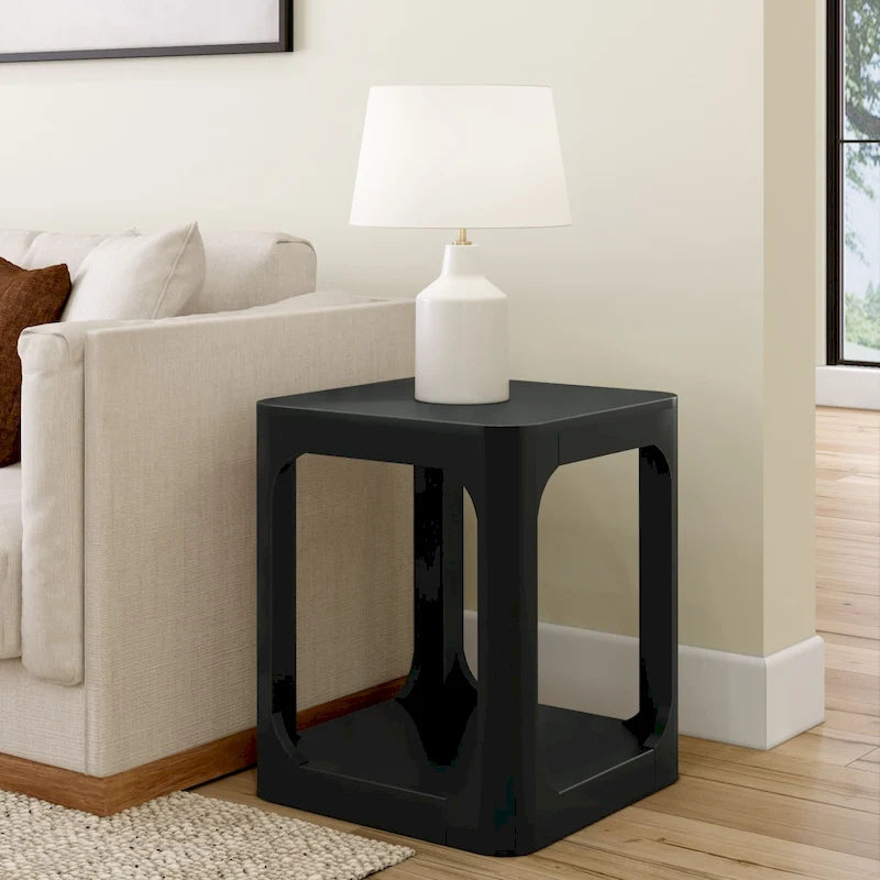Table d'appoint carrée de 50 cm