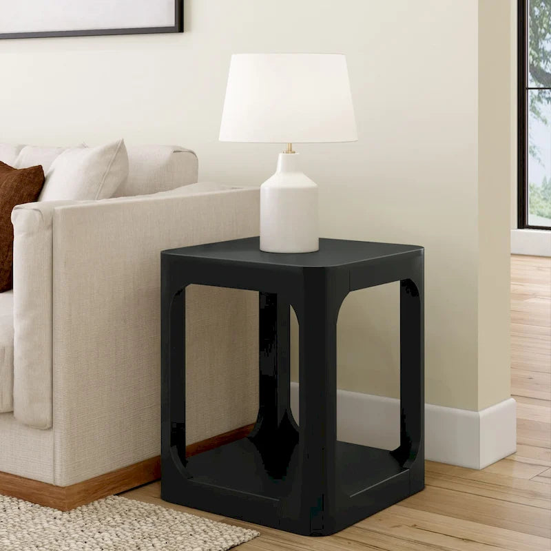 Table d'appoint carrée de 50 cm