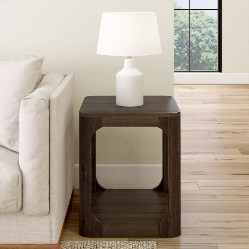 Table d'appoint carrée de 50 cm