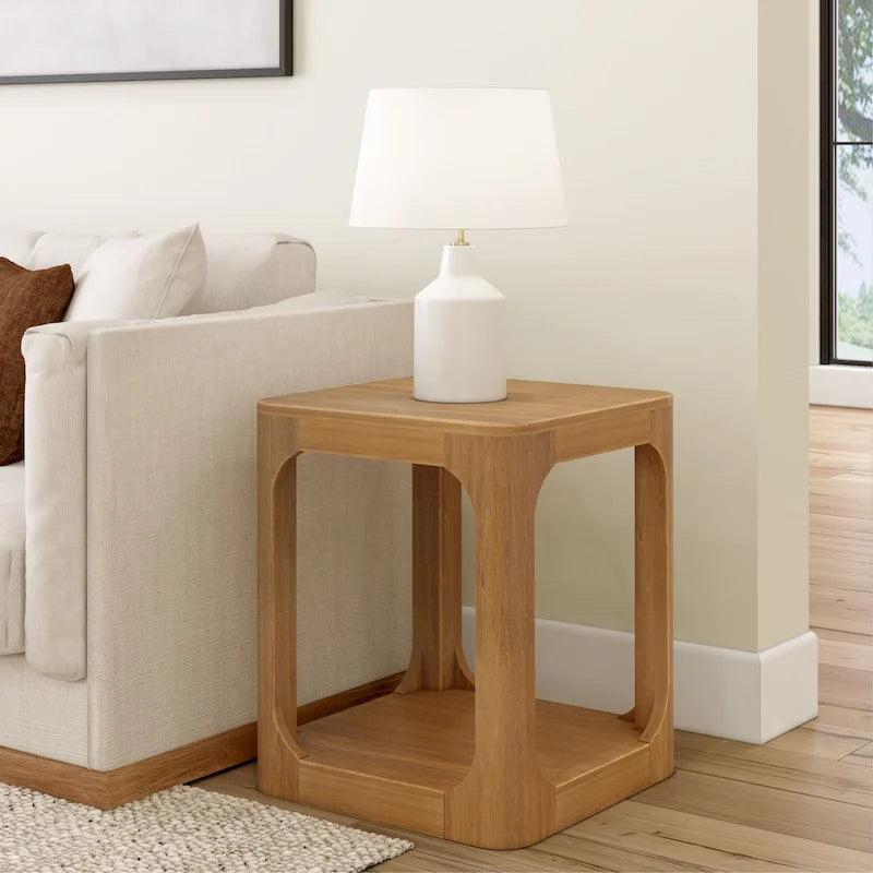 Table d'appoint carrée de 50 cm