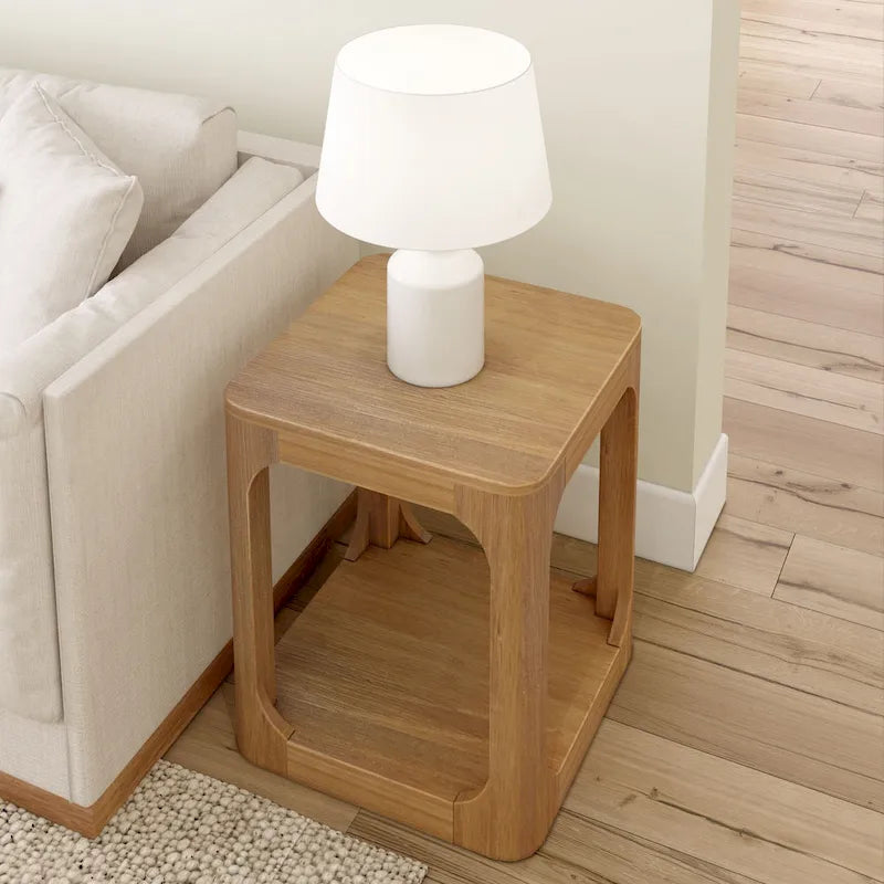 Table d'appoint carrée de 50 cm