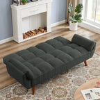 Canapé Futon Convertible Rembourré de 75,39 Pouces