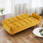 Canapé Futon Convertible Rembourré de 75,39 Pouces