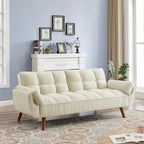 Canapé Futon Convertible Rembourré de 75,39 Pouces