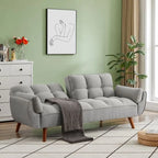 Canapé Futon Convertible Rembourré de 75,39 Pouces