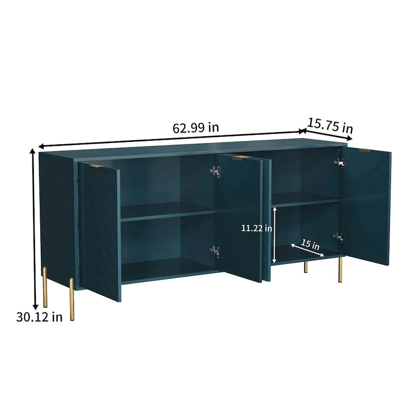 Bahut 4 portes moderne