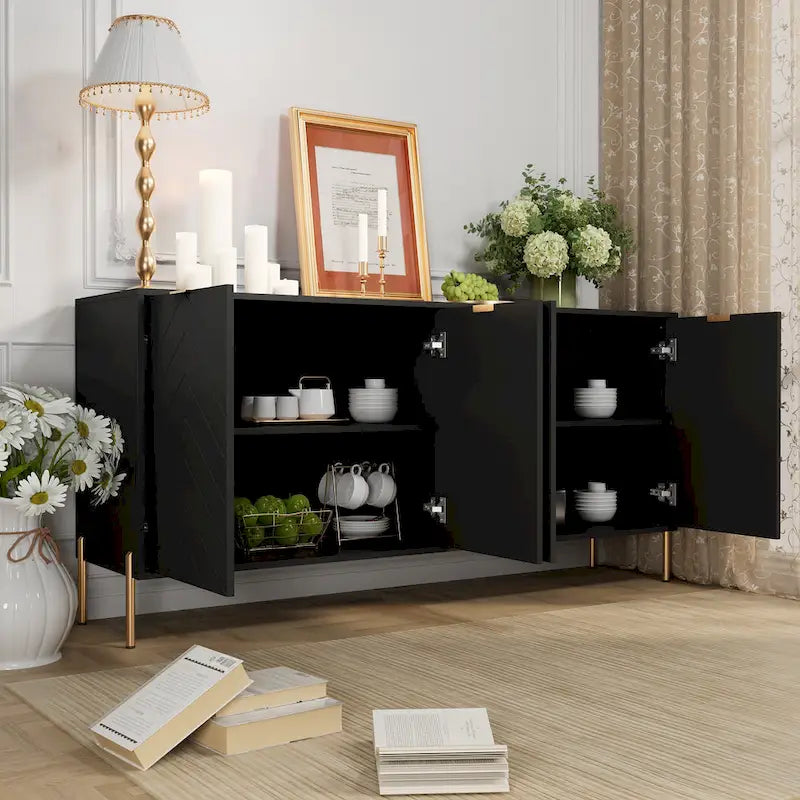 Bahut 4 portes moderne