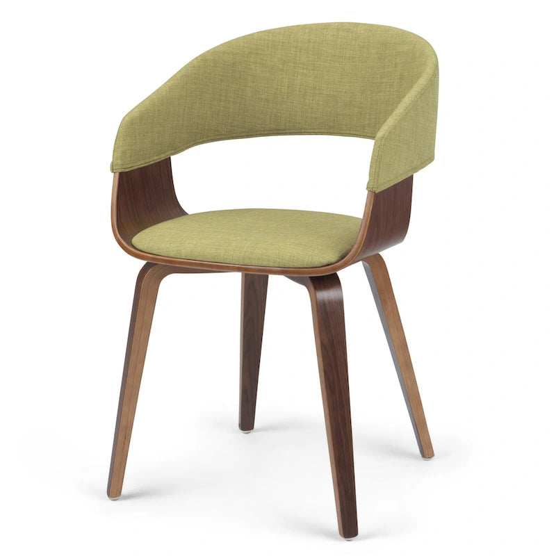Chaise de salle à manger en bois courbé de style Mid-Century Modern