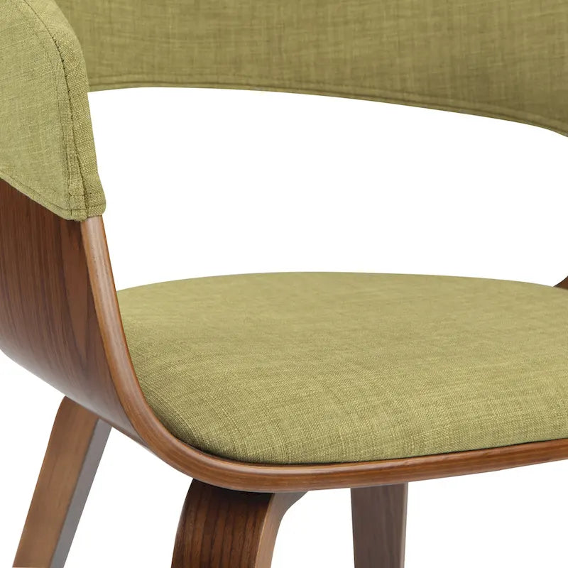 Chaise de salle à manger en bois courbé de style Mid-Century Modern