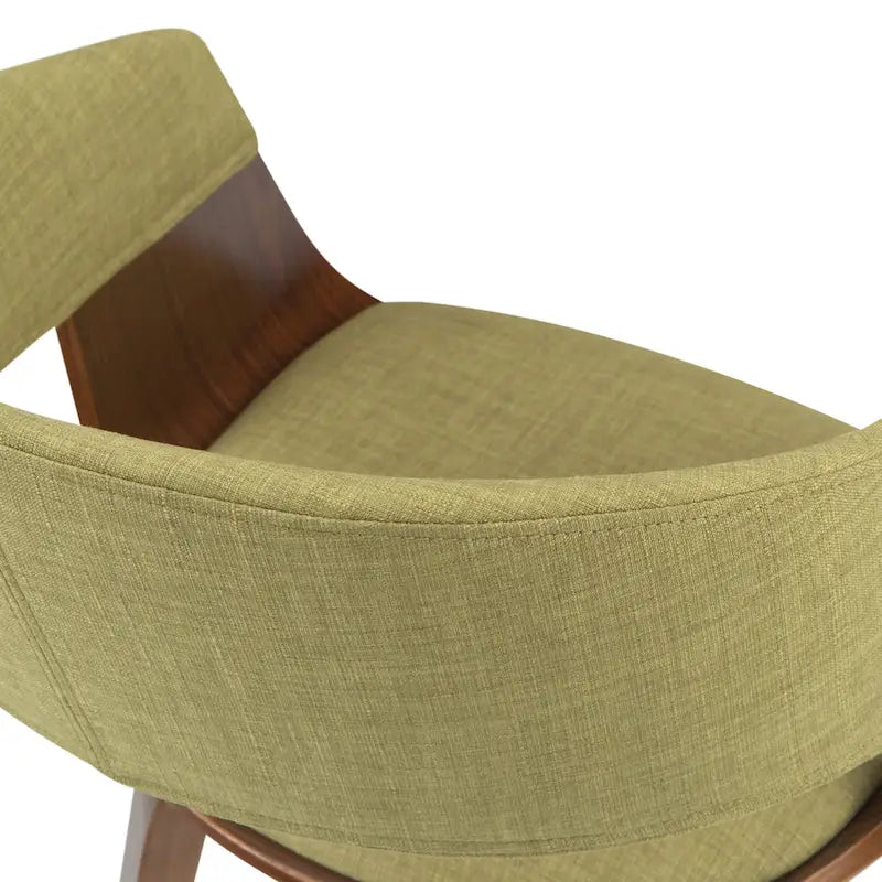 Chaise de salle à manger en bois courbé de style Mid-Century Modern