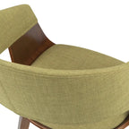 Chaise de salle à manger en bois courbé de style Mid-Century Modern