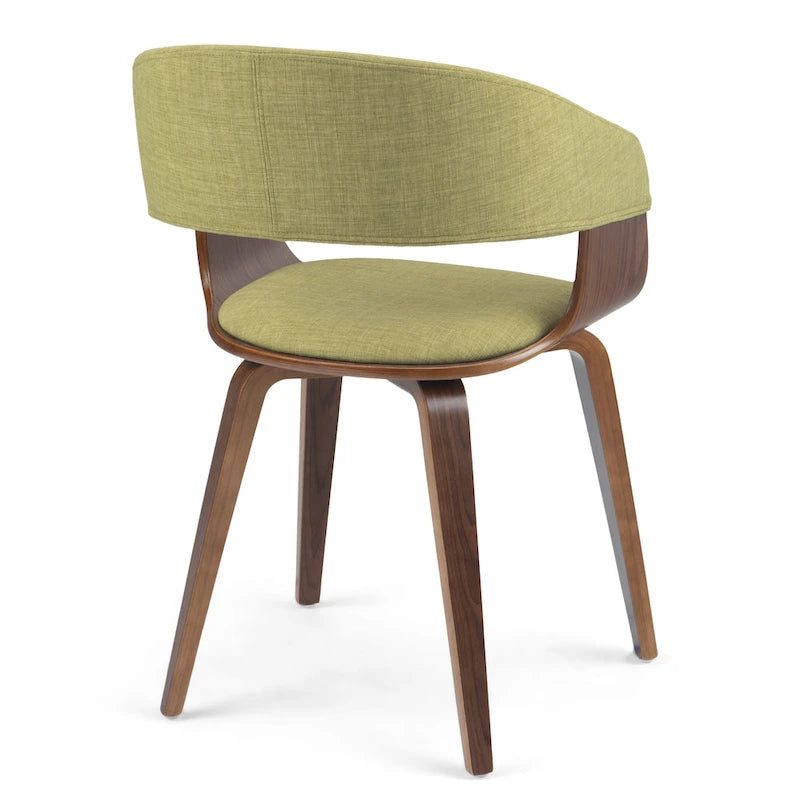 Chaise de salle à manger en bois courbé de style Mid-Century Modern