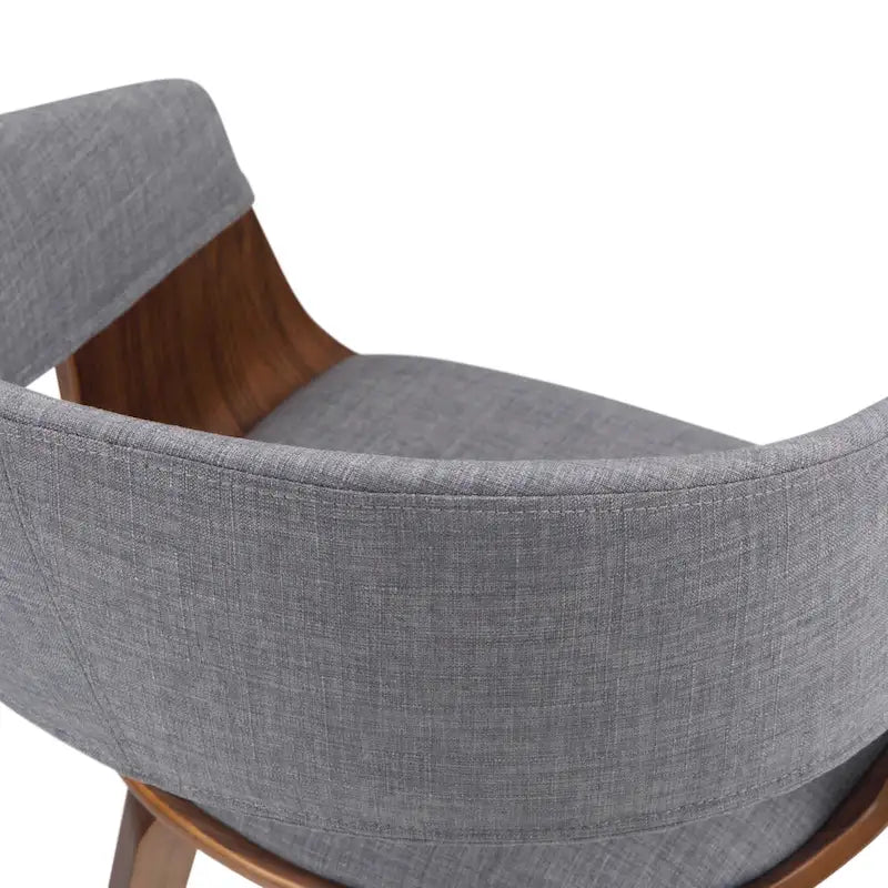 Chaise de salle à manger en bois courbé de style Mid-Century Modern
