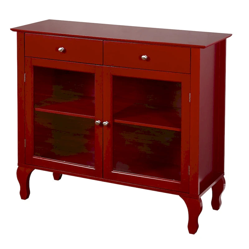 Buffet avec façade en verre