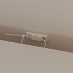 Armoire-penderie rustique extensible avec porte vitrée