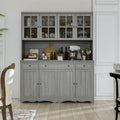 Buffet vaisselier avec vitrine