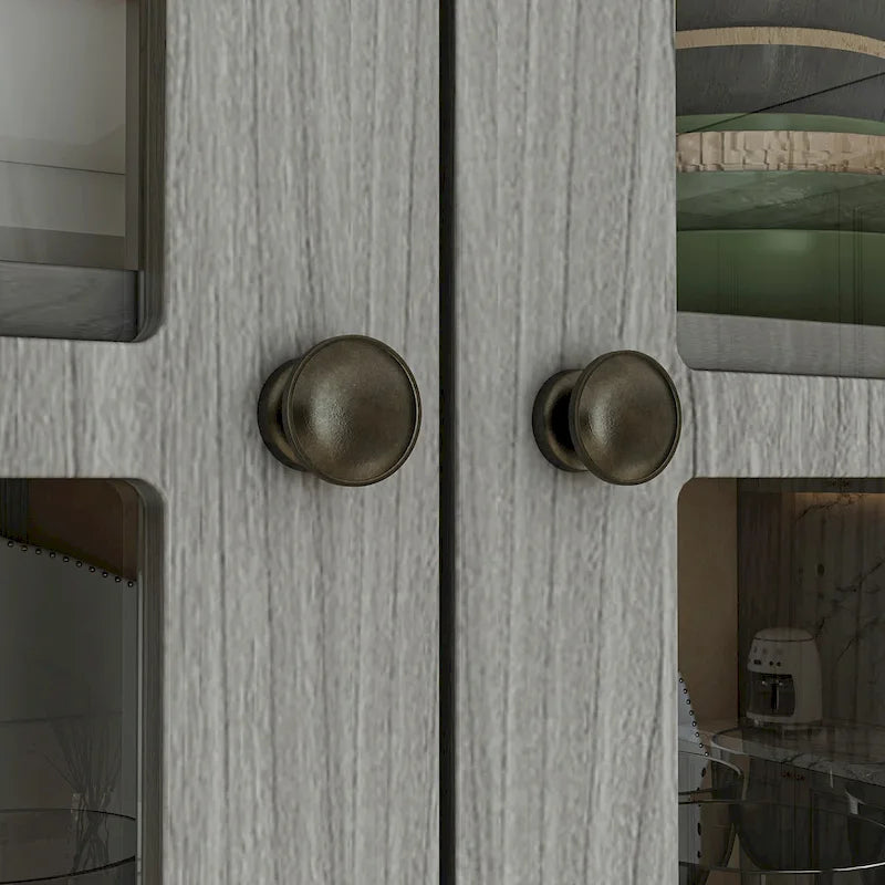 Buffet vaisselier avec vitrine