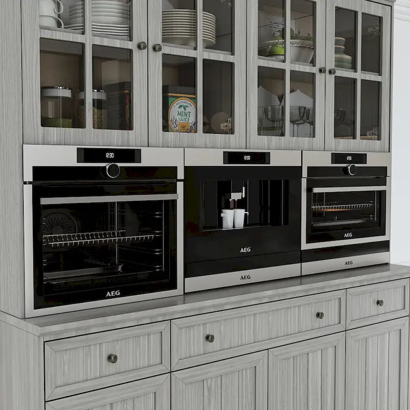 Buffet vaisselier avec vitrine
